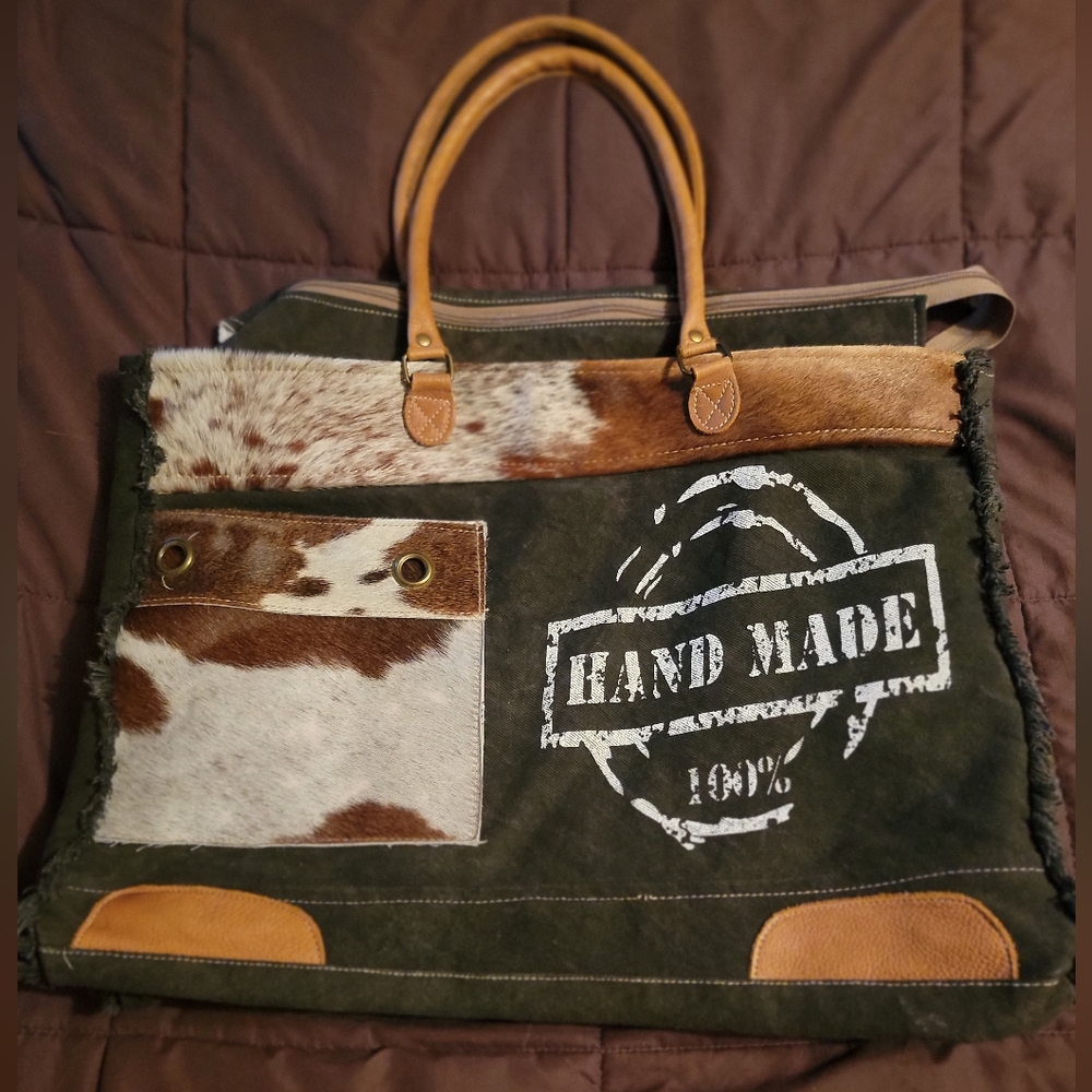 Myra Bag 100% HANDMADE PRINT WEEKENDER BAG